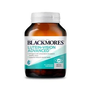 Blackmores Lutein Vision Advanced 澳佳宝叶黄素护眼胶囊 60粒【保质期2027/08】